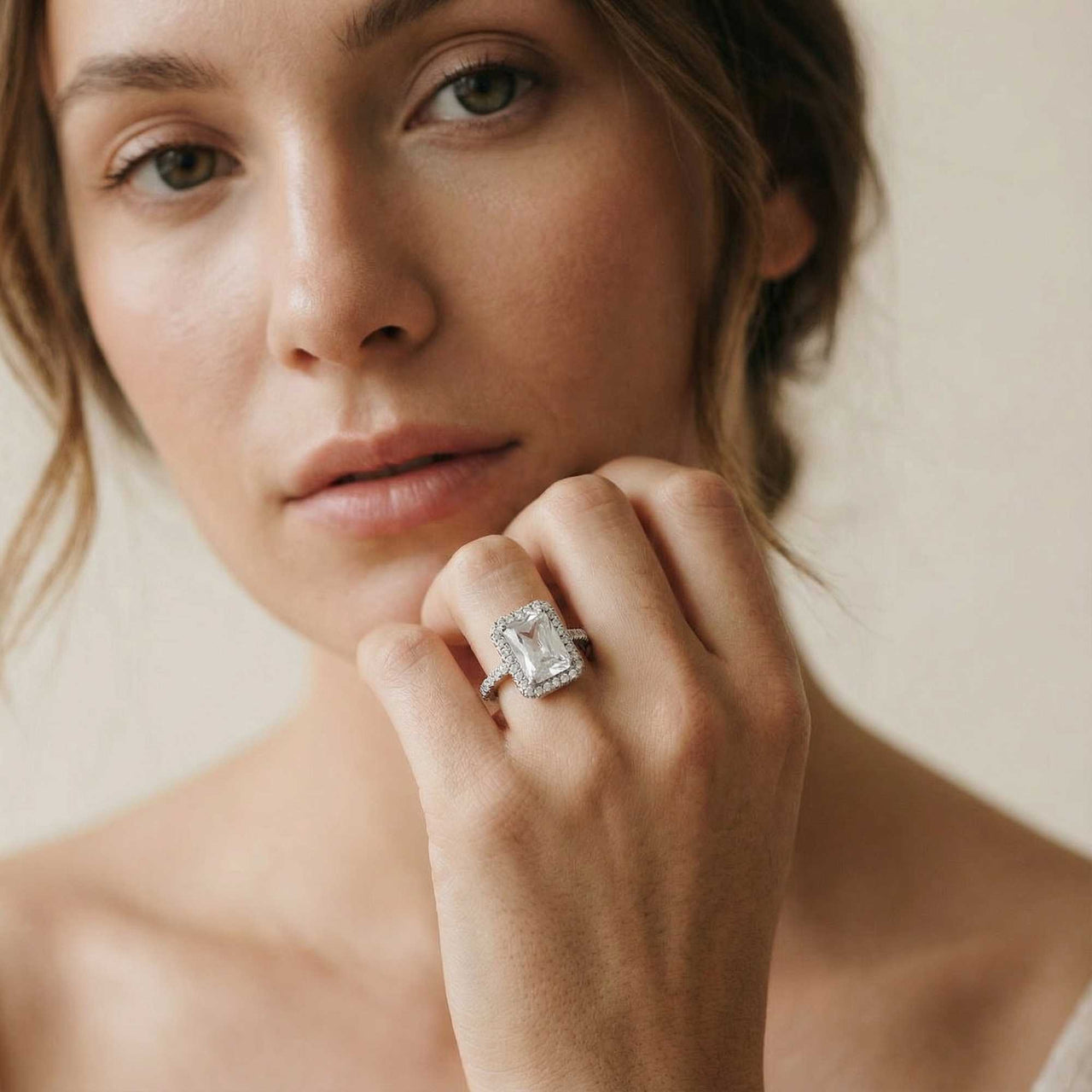 Silver Rectangle Ring