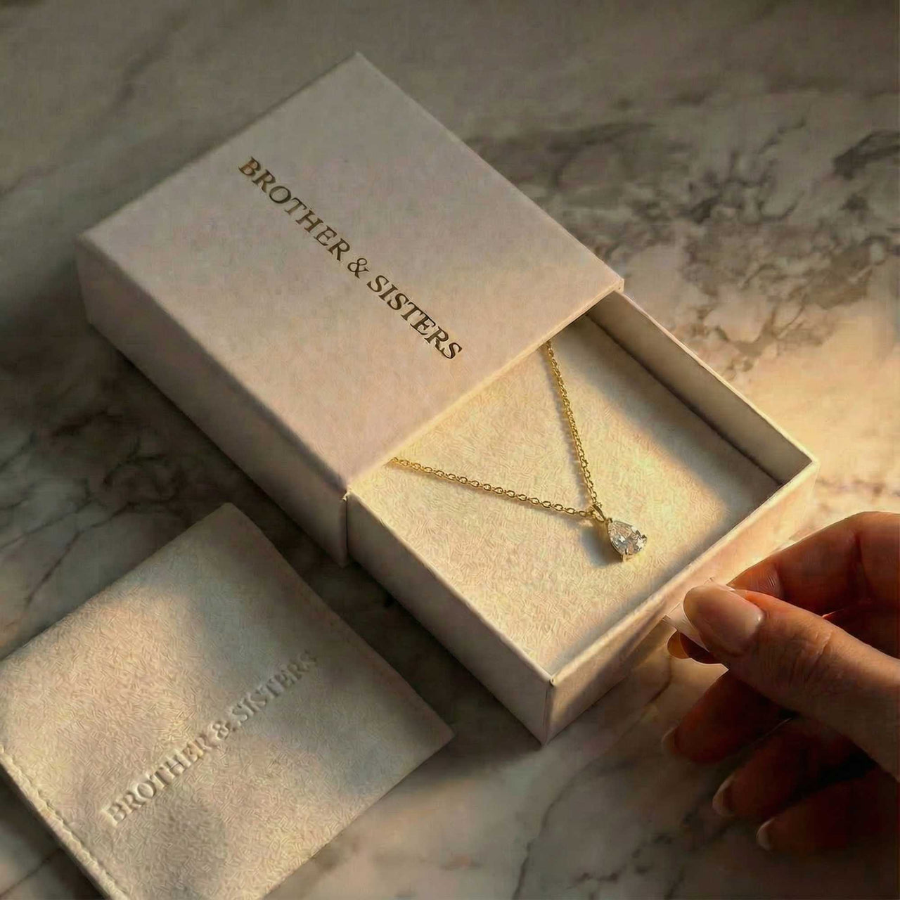 Astra Teardrop Necklace