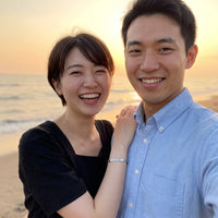 Thumbnail for Engraved bracelet — worn by a couple, silver | SKU: 2020s-wg