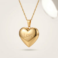 Thumbnail for Love Heart Photo Locket Necklace