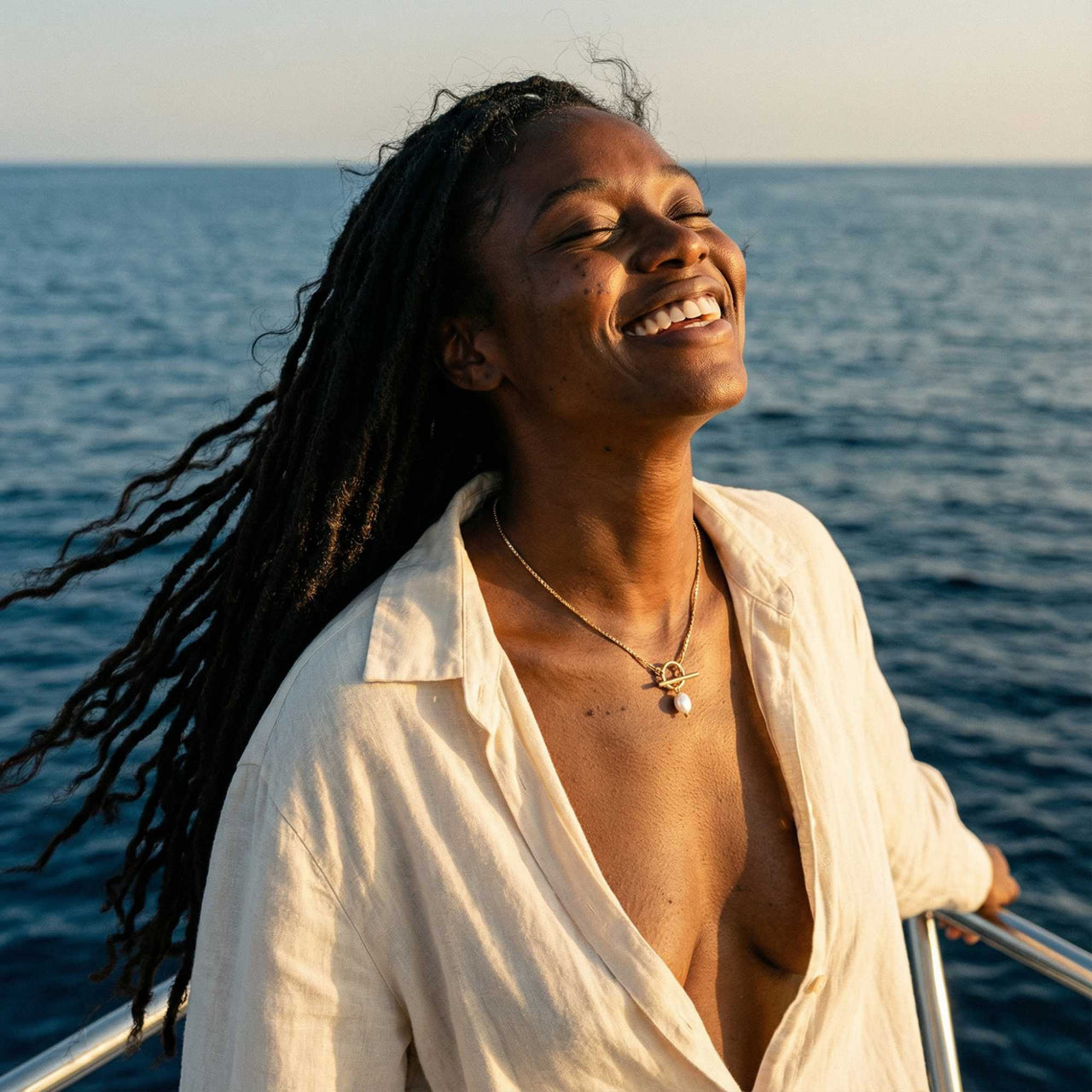 La Isla Pearl Toggle Necklace