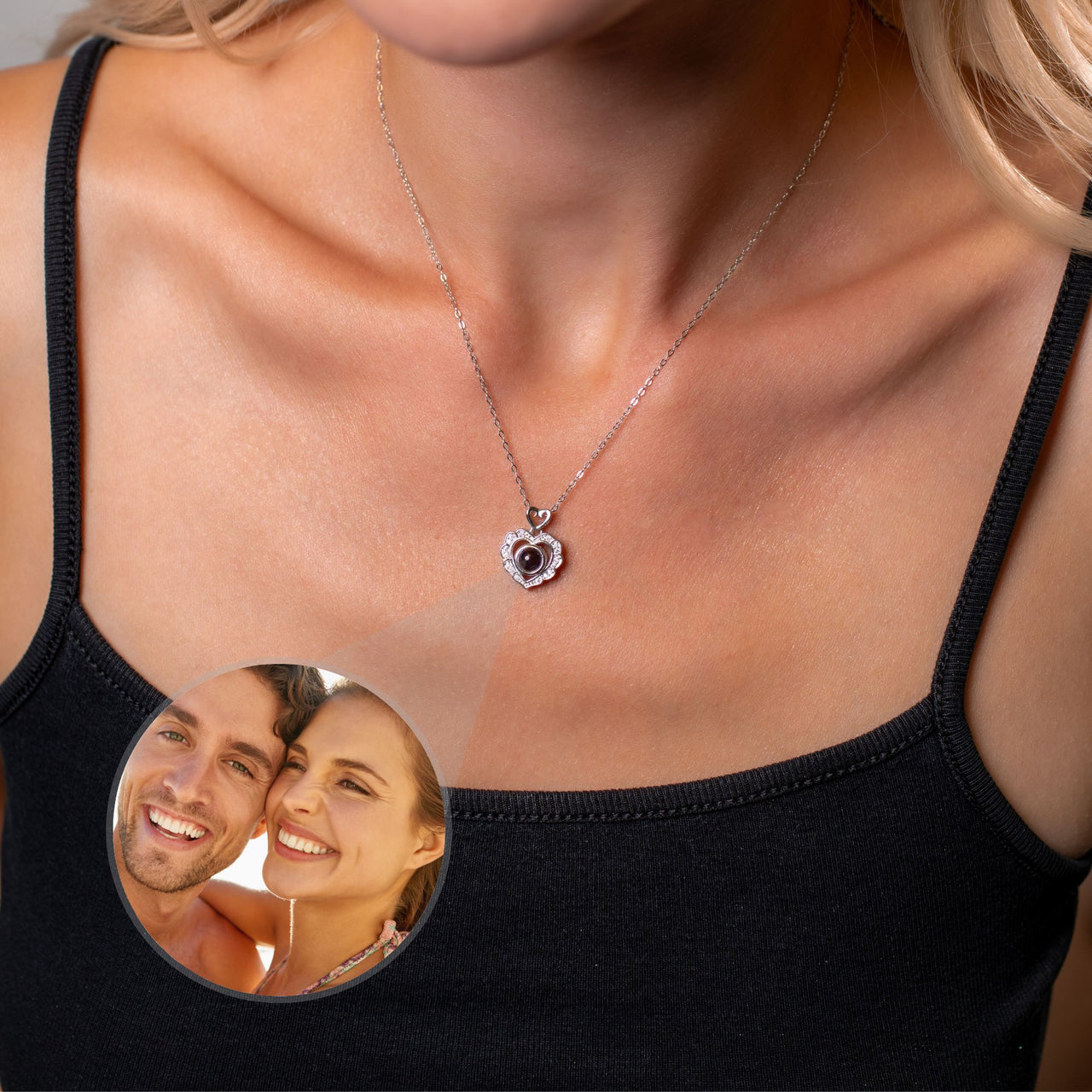 Feminine Photo Necklace