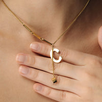 Thumbnail for Simple Initial Necklace