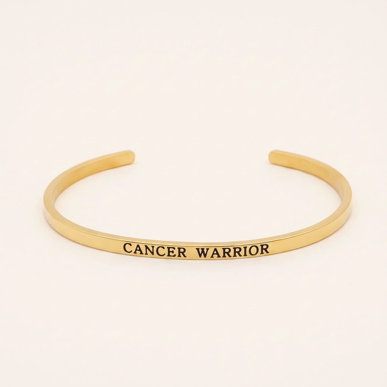 Cancer bracelets — product photo on a white background, gold | SKU: 7220397-gold-plated-color