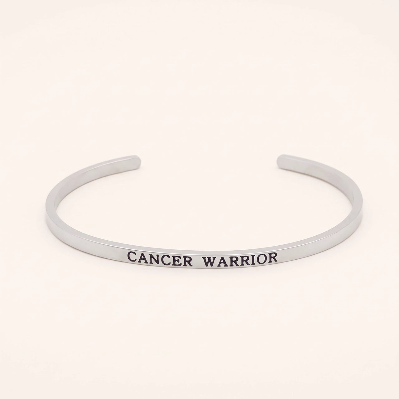 Cancer bracelets — product photo on a white background, silver | SKU: 7220397-silver-plated