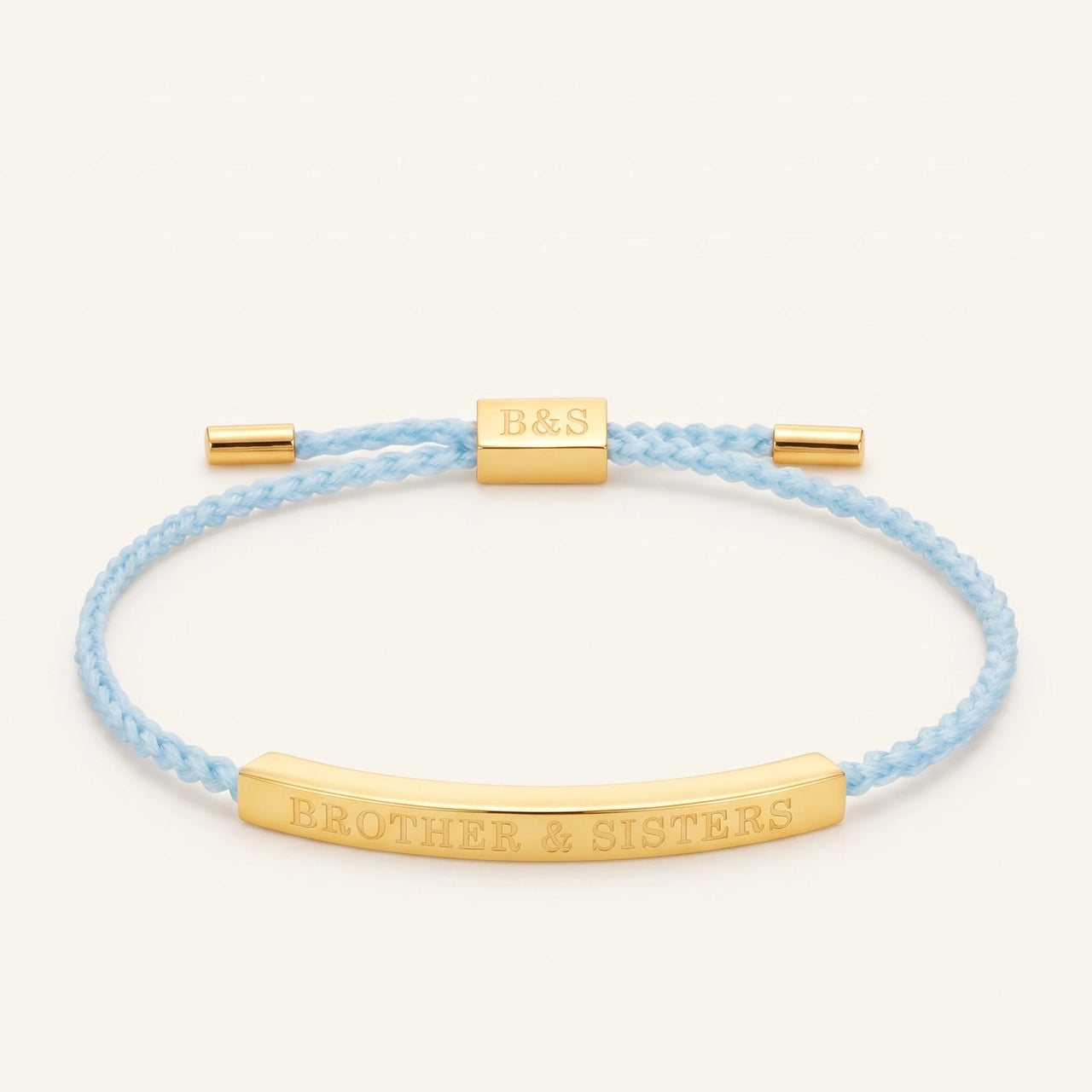 Light blue bracelet — product photo on a white background, gold | SKU: leciel-g