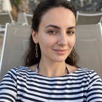 Thumbnail for Long earrings — worn on a relaxed day, gold | SKU: lespendantes
