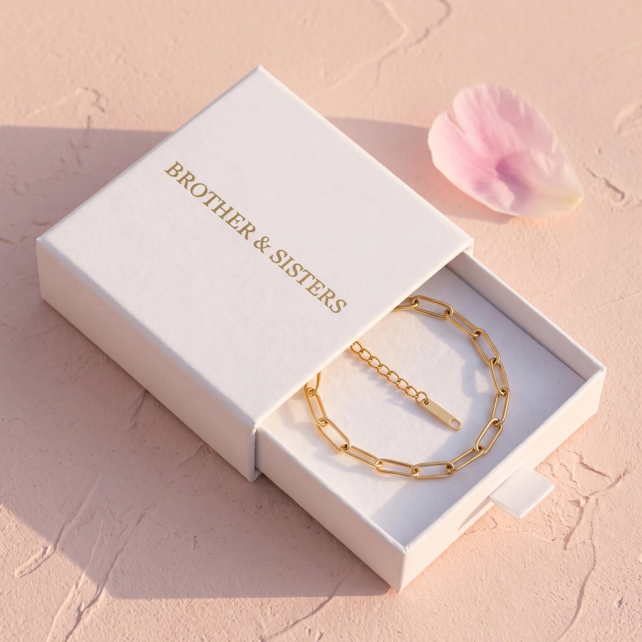 Gold chain bracelet — in the gift box, gold | SKU: l-original